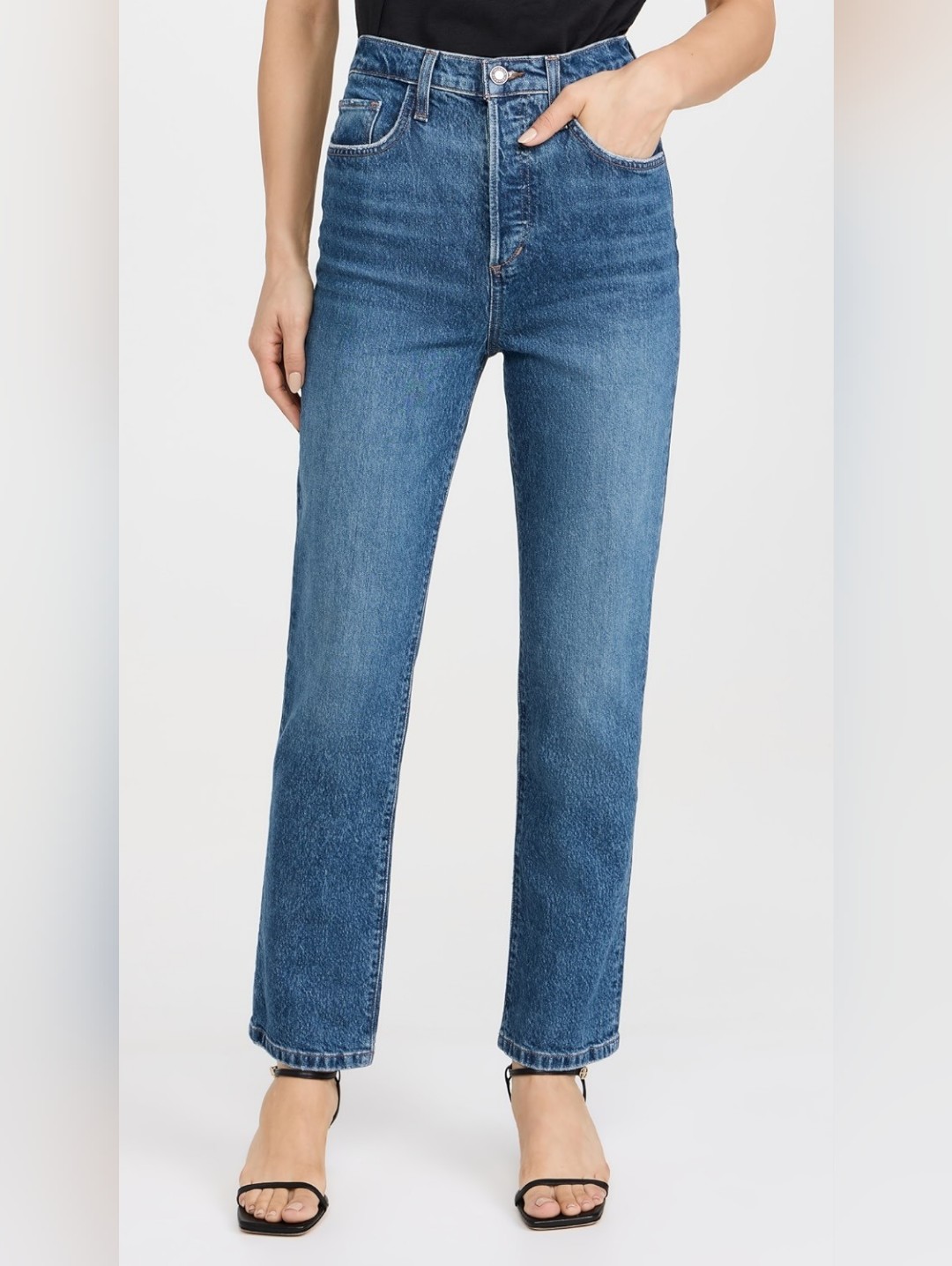 Favorite Daughter Valentina Straight Essex Jeans Denim Size 33 Plus